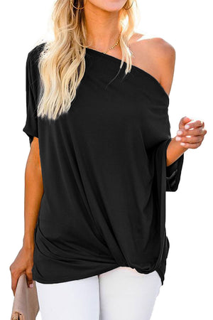 Black Off-The-Shoulder Top Black Off-The-Shoulder Top