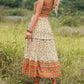 Paisley Strapless Dress