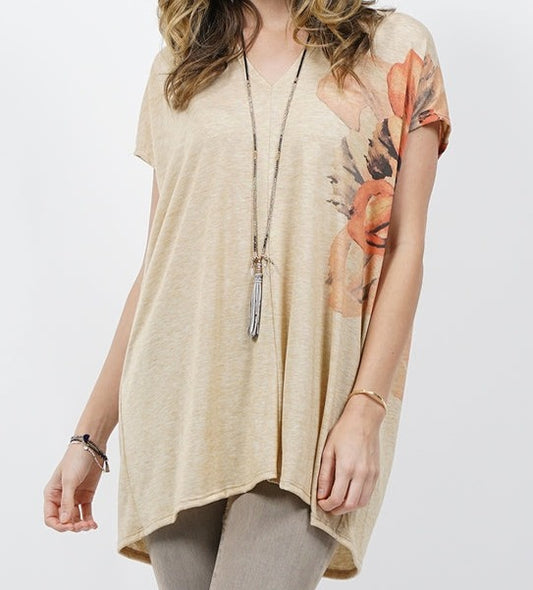 Floral Loose Fit Tunic