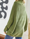 Olive Slouch Cardigan